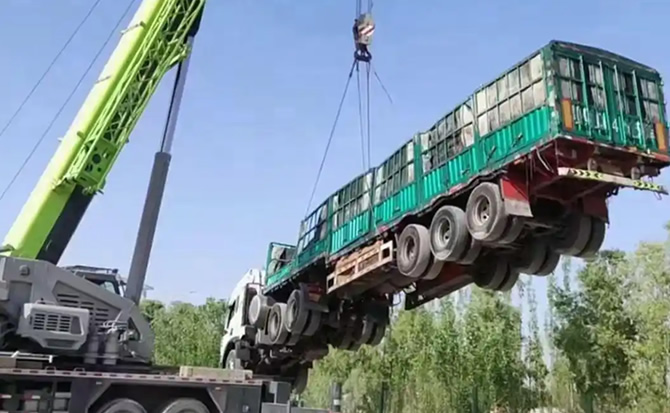 息烽道路脱困救援案例